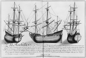 Navires de commerce néerlandais, La Rochelle, illustration de 